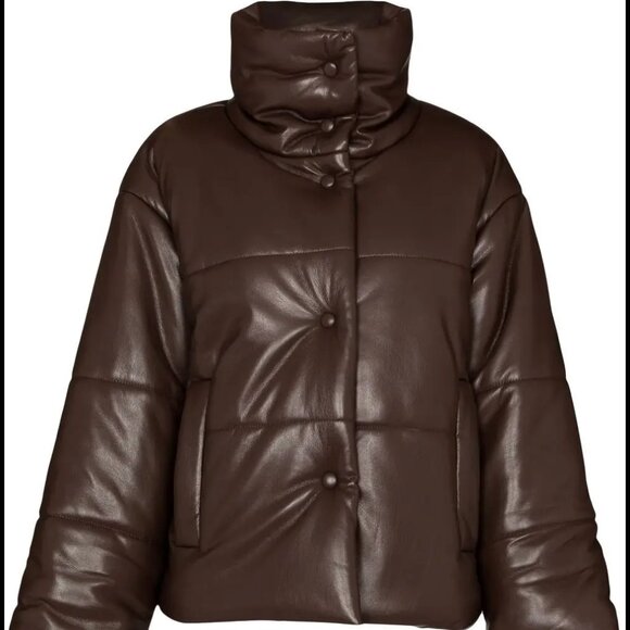 Nanushka Hide puffer jacket vegan leather - Picture 1 of 3